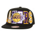 Mitchell & Ness Varsity Bust Snapback Cap Los Angeles Lakers HHSS6461-LALYYYPPPBLCK