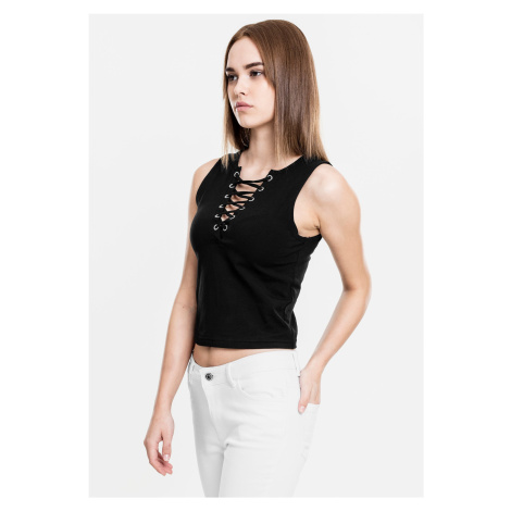 Women's lace top black Urban Classics