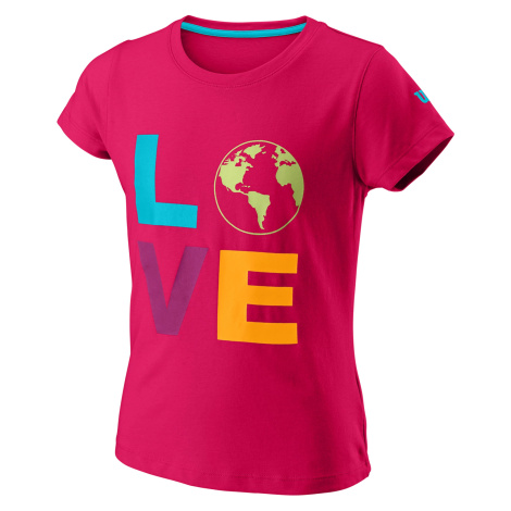 Dívčí tričko Wilson Love Earth Tech Tee G Love M