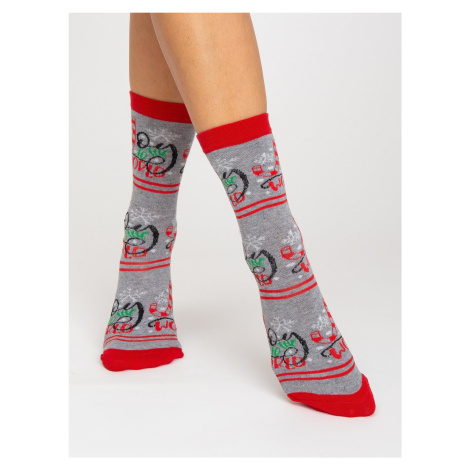 3 pairs of socks with Christmas print