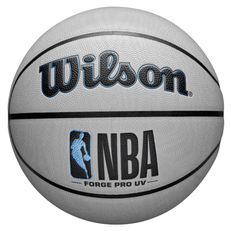 Wilson NBA Forge Pro UV Size 7 - Unisex - Lopta Wilson - Sivé - WZ2010801XB7