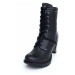 topánky na podpätku NEW ROCK TR001-S1 Čierna