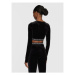 Versace Jeans Couture Blúzka 73HAH218 Čierna Slim Fit