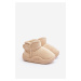 Beige children's snow boots lined with fur, Benigna