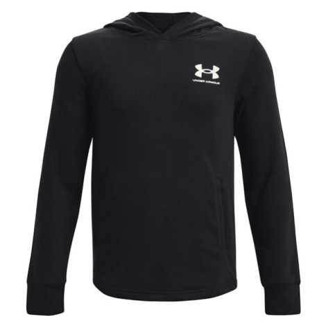 Under Armour Mikina UA Rival Terry Hoodie 1377251 Čierna Relaxed Fit