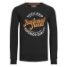 Jack&Jones Junior Mikina 12237110 Čierna Regular Fit