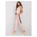 Powder pink sweatpants with Giulia patch