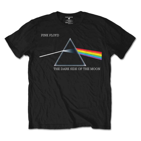 Pink Floyd tričko Dark Side of the Moon Courier Čierna