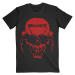 Megadeth tričko Vic Hi-Contrast Red Čierna