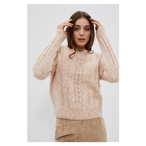 Sweater with decorative fabric Moodo