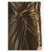 Nissa Večerné šaty RS14413 Zlatá Slim Fit