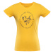 Women's quick-drying T-shirt ALPINE PRO NEGA old gold variant pa