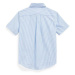 Detská bavlnená košeľa Polo Ralph Lauren tmavomodrá farba