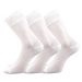 3PACK ponožky Lonka bambusové biele (Deli) S