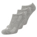 PUMA Športové ponožky  sivá / biela