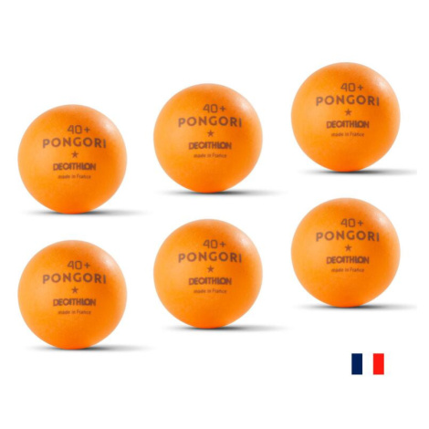 Loptičky na stolný tenis TTB 100 1*40+ 6ks oranžové