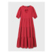 Desigual Každodenné šaty Flora 22WWVW30 Červená Regular Fit