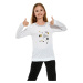 Dievčenské pyžamo Cornette 156 Star Bielo-Čierna