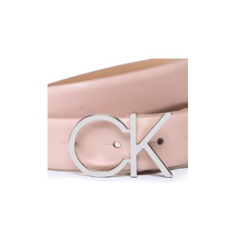 Calvin Klein Dámsky opasok Re-Lock Ck Logo Belt 30MM K60K610157 Ružová