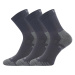 Ponožky VOXX Boaz tmavo šedé 3 páry 120148