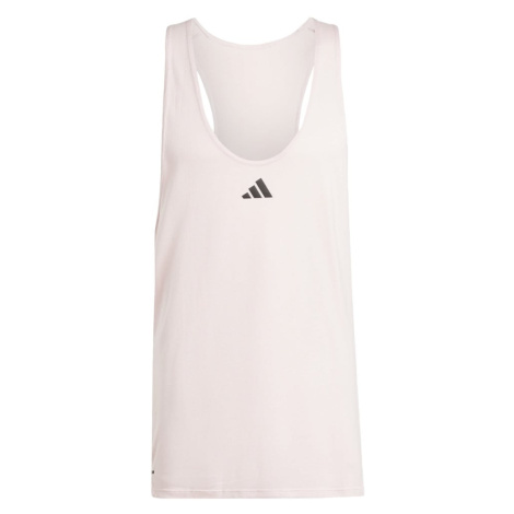 ADIDAS PERFORMANCE Funkčné tričko 'Workout Stringer'  pastelovo ružová / čierna