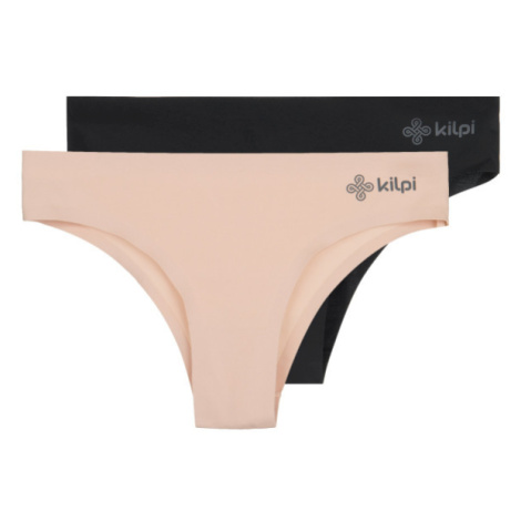 Women's panties 2 pack KILPI NELIA-W Light Pink + Black