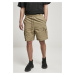 Nylon Khaki Cargo Shorts