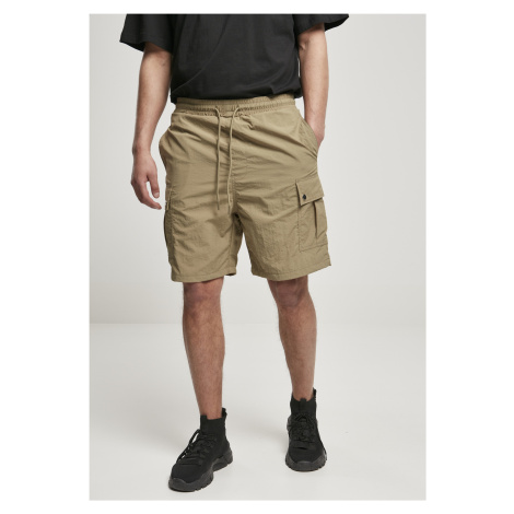 Nylon Khaki Cargo Shorts Urban Classics