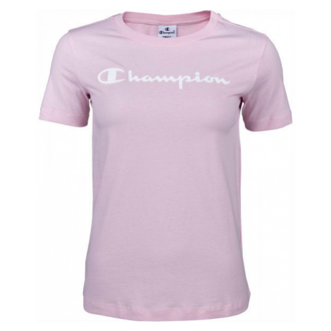 Champion CREWNECK T-SHIRT svetlo ružová - Dámske tričko