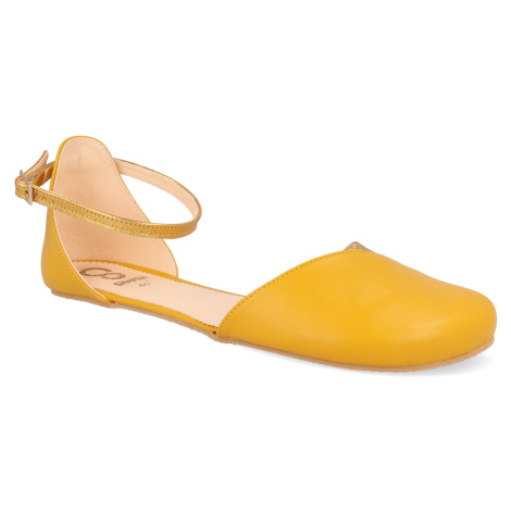 Barefoot sandále Shapen - Poppy II Sun yellow N