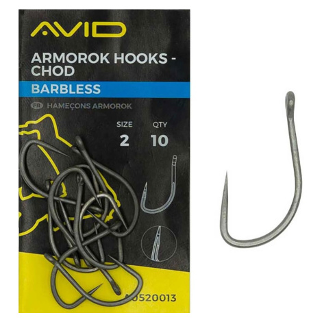 Avid carp háčiky armorok hooks chod barbless - 6