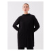 LC Waikiki High Collar Plain Long Sleeve Oversize Women's Tunic