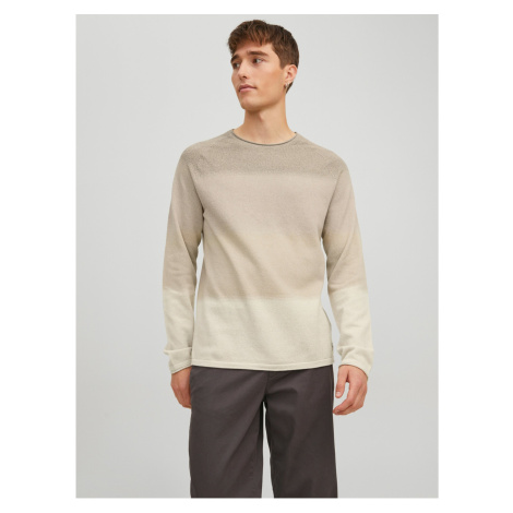 Beige Men's Sweater Jack & Jones Hill - Men