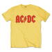 AC/DC tričko Logo Žltá