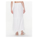 BDG Urban Outfitters Maxi sukňa BDG BAGGY LINEN SKIRT 76472083 Biela