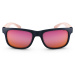 Turistické slnečné okuliare MH T140 pre deti nad 10 rokov kat. 3 ružovomodré