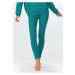 DKaren Woman's Leggings Halima Marine Green