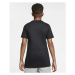 Nike NSW TEE EMB FUTURA B Chlapčenské tričko, čierna, veľkosť
