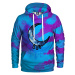 Aloha From Deer Crescent Tie Dye Hoodie HK AFD578 Blue