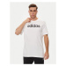 Adidas Tričko Essentials Single Jersey Linear Embroidered Logo T-Shirt IC9276 Biela Regular Fit