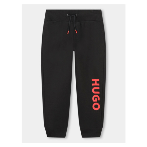 Hugo Teplákové nohavice G00042 S Čierna Regular Fit Hugo Boss
