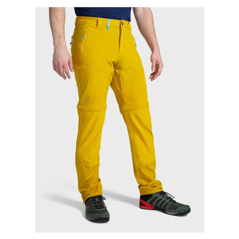 Žlté pánske outdoorové nohavice Kilpi HOSIO