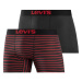 LEVI'S ® Boxerky  ohnivo červená / čierna