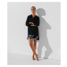 Plážové Oblečenie Karl Lagerfeld Karl Dna Signature Beach Dress Black