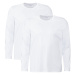 LIVERGY® Pánske tričko s dlhým rukávom XXL, 2 kusy (biela)