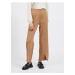 Light brown women's wide trousers VILA Amerone - Ladies