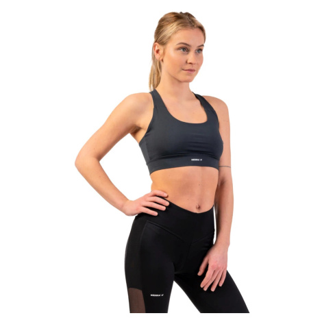 Women's bra Nebbia Active Sports Bra with medium impact 413 dark grey S