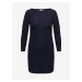 Women's dark blue dress ONLY CARMAKOMA Astra - Women