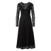 Skirt & Stiletto Večerné šaty 'Evalina'  čierna
