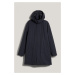 KABÁT GANT PADDED CAR COAT BLACK